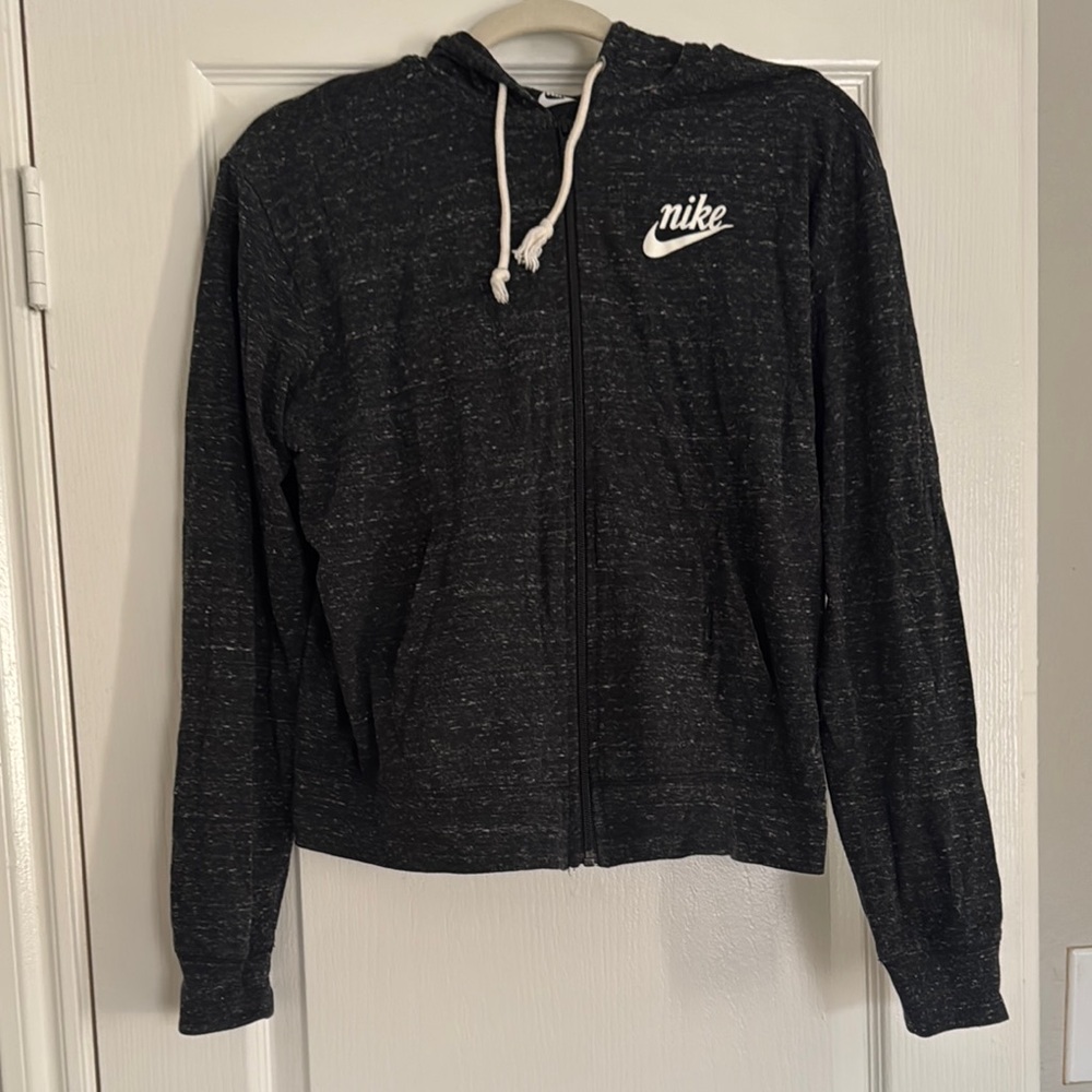 Nike Black Zip-Up Hoodie